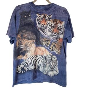 THE MOUNTAIN Vintage Big Cats Tie Dye Tee Men’s M